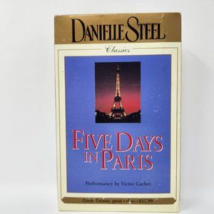 Five Days In Paris by Danielle Steel Audio Cassette Book Unabridged 4 Tapes Rand